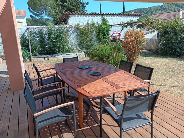Bas de villa dans le var avec piscine chauffée