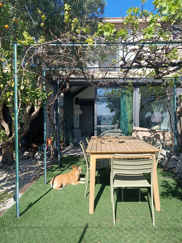 La maison au bout de l'impasse avec vue sur Marseille