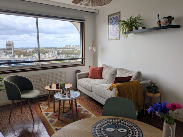 Appartement chaleureux et fonctionnel à l'entrée du centre-ville de Rennes