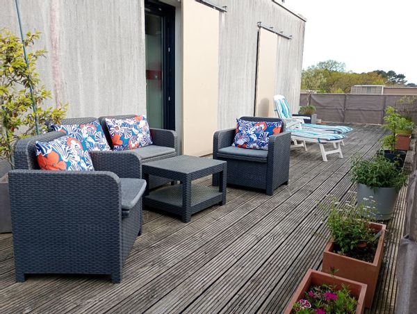 Appart terrasse près de Bordeaux