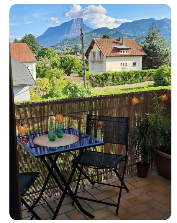 Vue sur la chaine de Belledonne