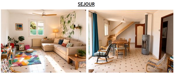 Maison familiale a proximité immédiate de la rivière de la Drôme