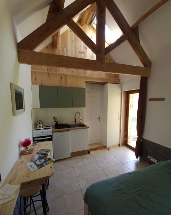 Meublé de tourisme 3*, au coeur du village, studio 2 personnes avec animaux acceptés