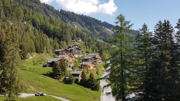 Duplex cosy avec vue panoramique sur les Alpes
