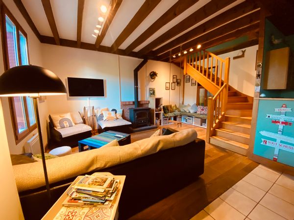 Maison familiale pour 10 personnes.
