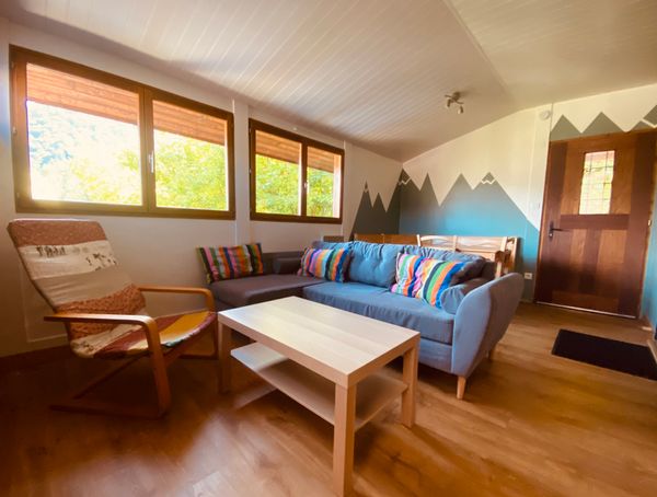 Petite maisonnette douillette 5 personnes.
