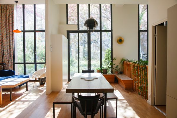 Tatiana and Pierre's artist loft duplex in Paris