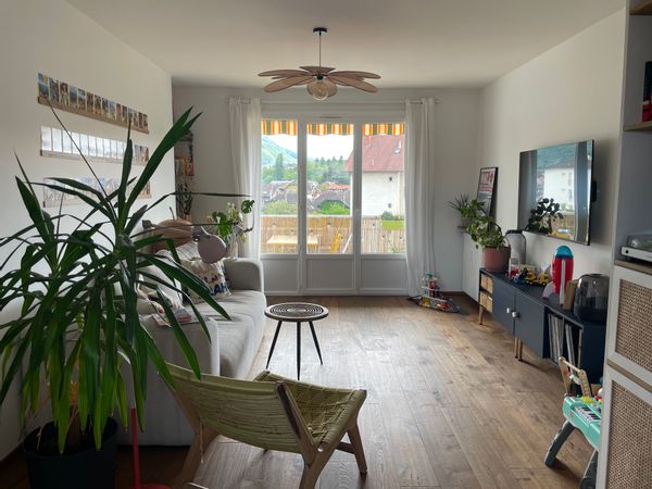 Un appartement lumineux et convivial aux portes d’Annecy
