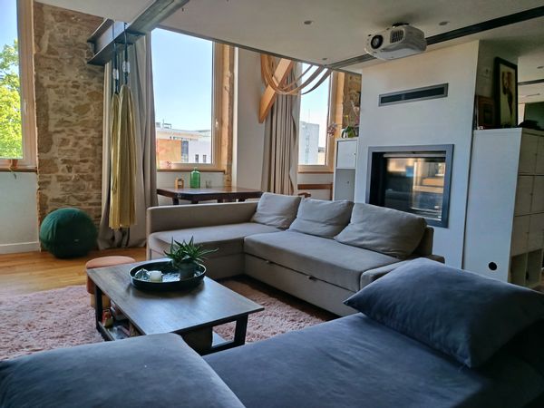 Duplex d'architect  3 chambres en plein coeur du quartier chaleureux de la Croix Rousse