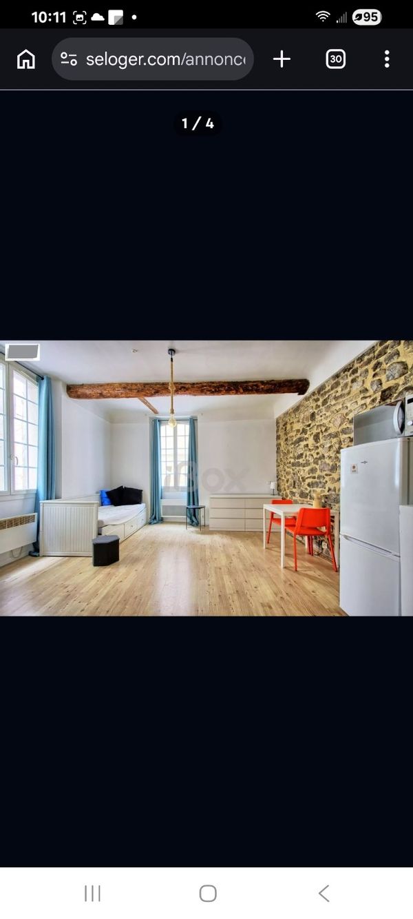 Joli studio coeur de ville à  200 m du port