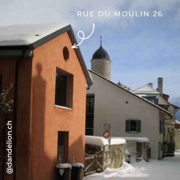 Maison dans le vieux bourg d’Aubonne, Suisse