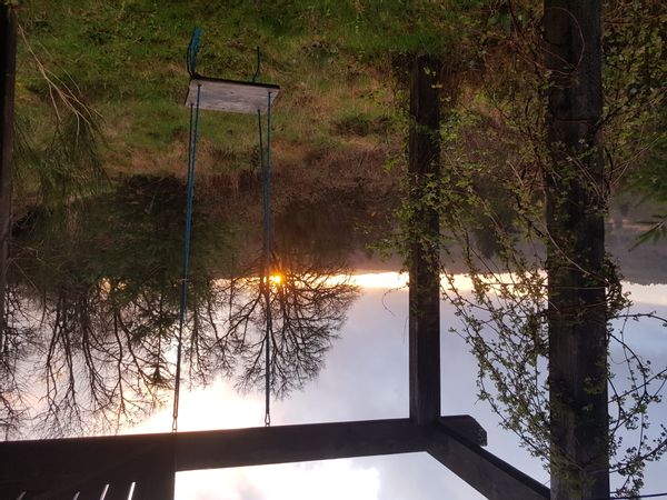 Le plaisir du soleil couchant