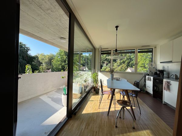 Appartement calme et ensoleillé entre lac et campagne