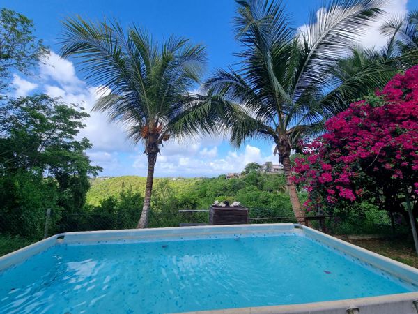 Maison au Gosier, 5 personne au calme, piscine & vue sur la Basse-Terre — cœur de la Guadeloupe