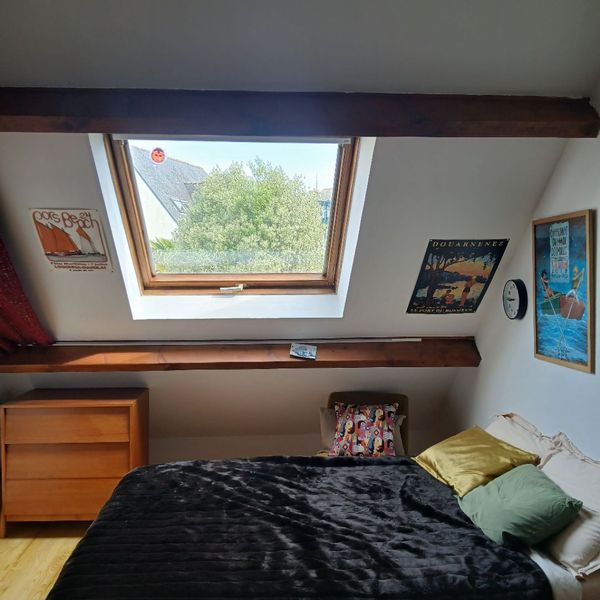 Chambre à Douarnenez, avec bureau et vue sur le jardin