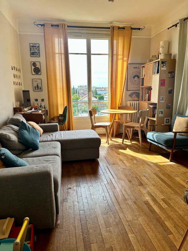 Appartement lumineux à Saint-Maur, proche Paris et bords de Marne.
