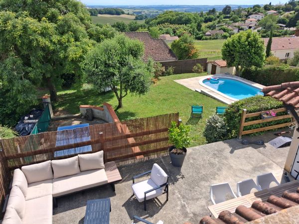 Maison familiale 6 chambres dans la petite ville thermale de Lectoure
