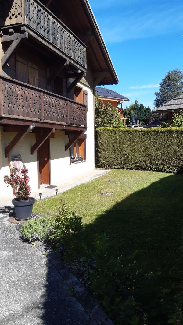 Appartement 2 personnes (+1 bébé) face au Mont-Blanc