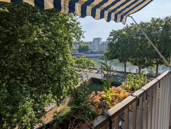 T3 avec balcon vue sur Saône - parking - kids friendly