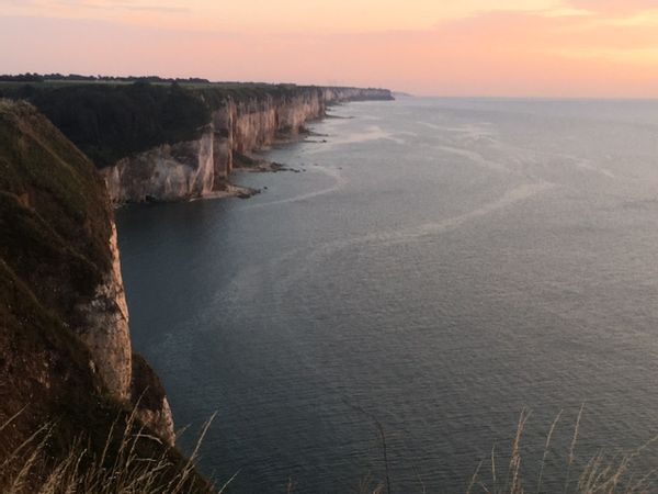 Chambres vue mer sur GR 21 proche  Étretat et Fécamp.