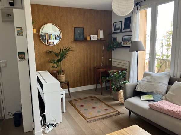 Appartement cosy 50m2 calme, 2 chambres, spacieux et lumineux à deux pas de Paris, avec balcons