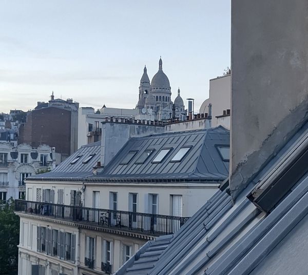 Appartement avec vue sur les toits de Paris