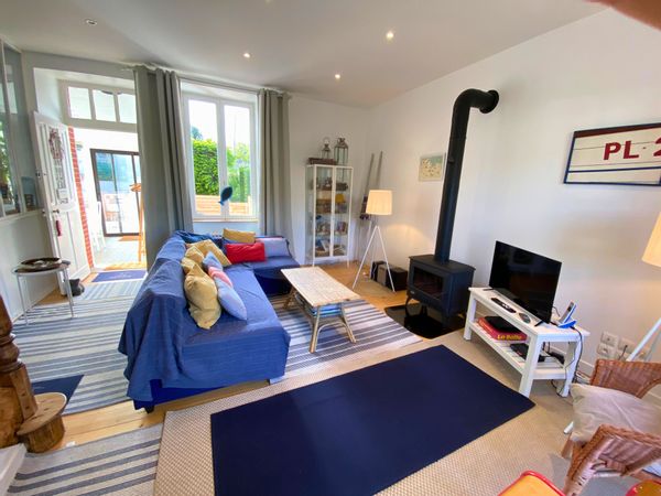 Belle maison pour 2 à 6 pers. à 150 mètres de la plage et en centre ville, jardin clos, tout à pied