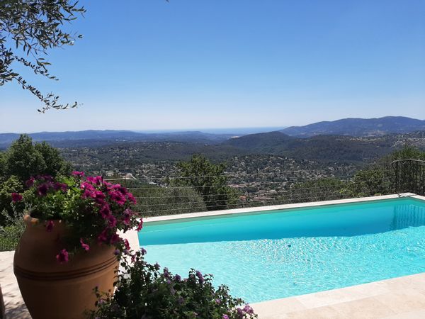 Maison 4pers près de Grasse, vue magnifique