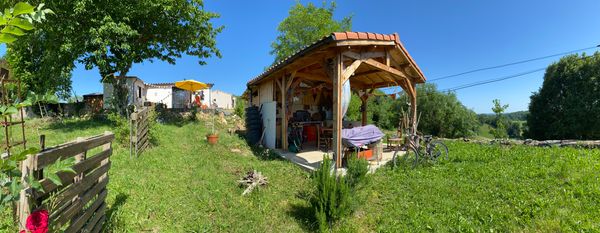 La maison de Nathalie ou "mum's Land" comme l'ont surnommée mes enfants.
