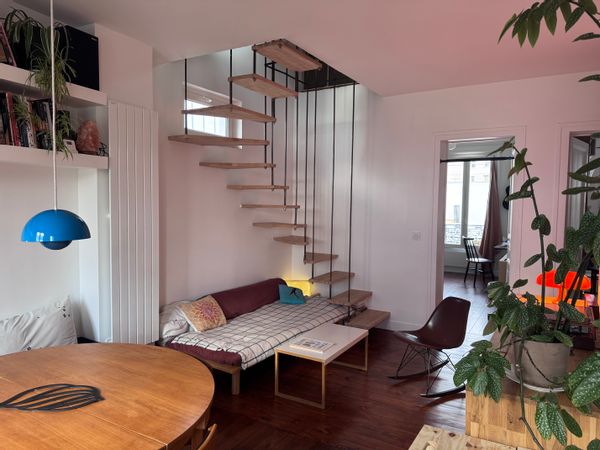 Duplex lumineux au cœur du Pré-Saint-Gervais, à 3 minutes de Paris