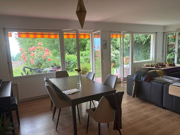 Bel appartement dans un écrin de verdure, vue lac