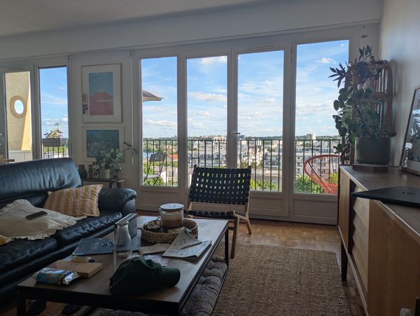 Appartement cosy de Lisa et Thibaut avec vue sur la Seine du 8e