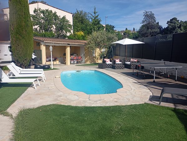 ☀️ Cosy Bas de villa au Cannet, proche Croisette – Piscine privée , 6 couchages