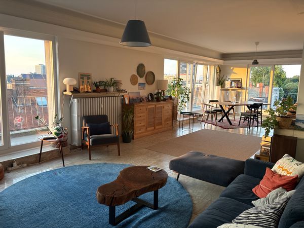 Grand appartement très lumineux à côté du bois de la Cambre