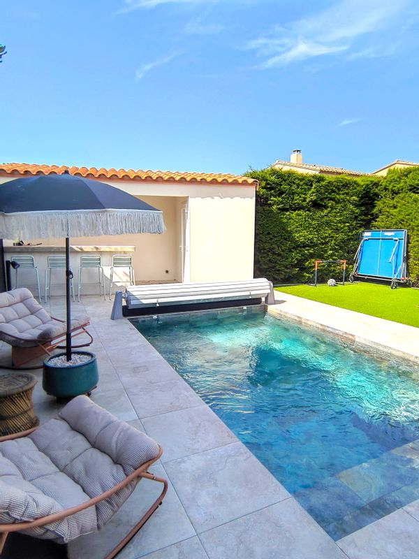 Maison familiale avec piscine près de Perpignan