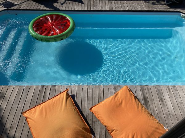 Maison d'architecte avec piscine