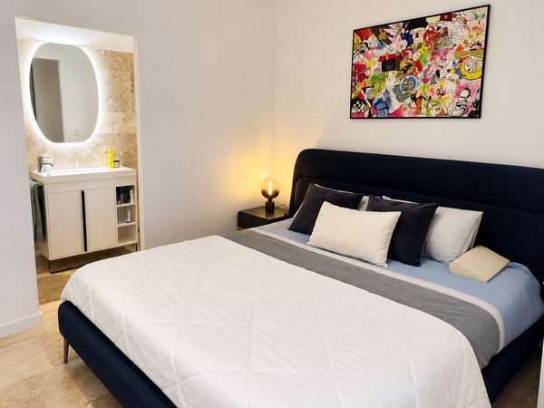 La chambre privée avec accès privé depuis l’extérieur
