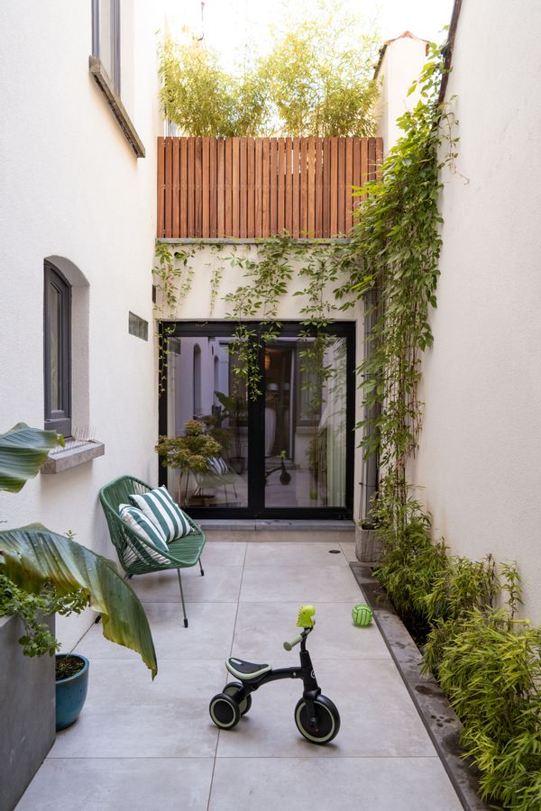 Duplex familial de caractère à Bruxelles - 140 m2 - terrasse + patio