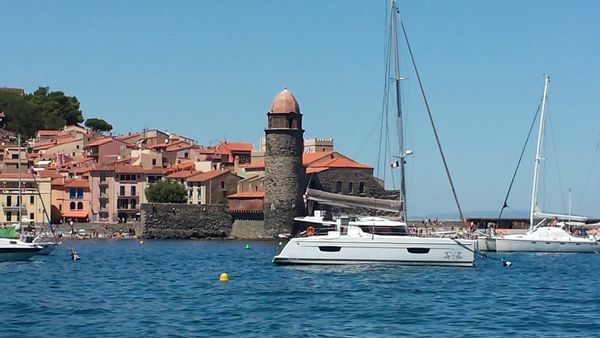Appt pour deux personnes avec balcon proche centre Collioure à 5mn à pieds, résidence avec parking