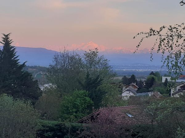 Appartement de 3 pièces entre montagne et lac avec vue sur le Mont-Blanc