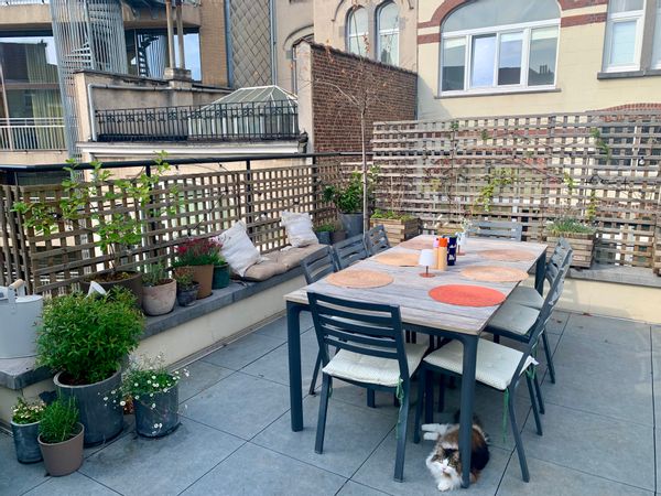 Duplex cosy et lumineux avec terrasse de rêve à Bruxelles