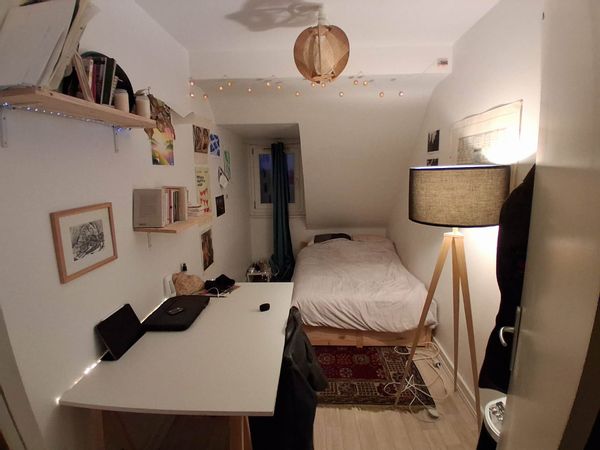 La chambre privée dans un grand appartement en plein coeur de Strasbourg, petite mais douillette !