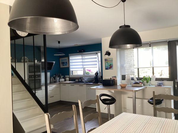 La maison de Marie á 2 pas de l’océan et à quelques coups de pédales du golfe du Morbihan .
