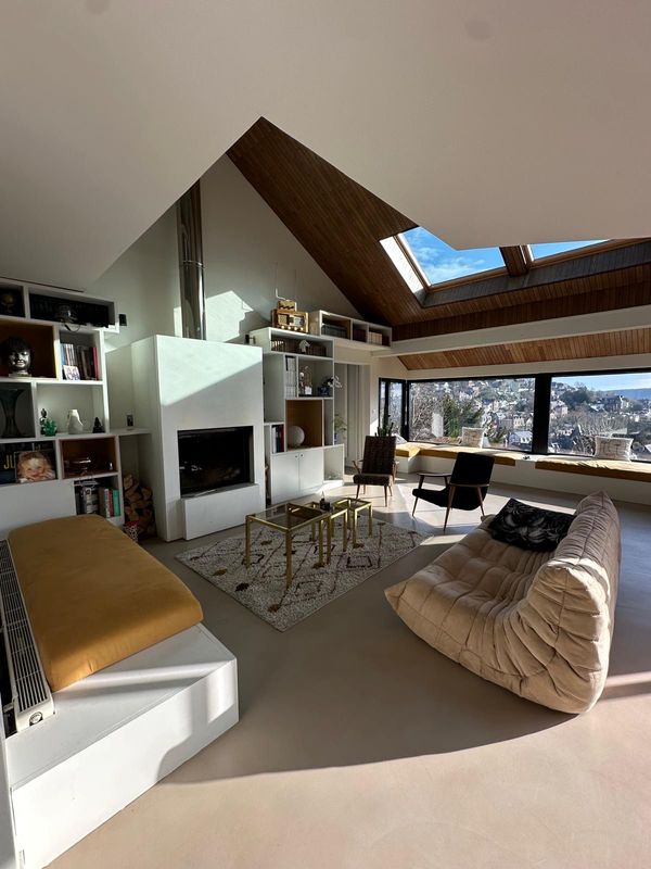 La maison tout en haut calme et vue imprenable sur la ville de Rouen.