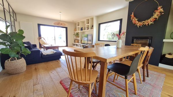 Maison familiale 165 m² avec grand jardin / entre bordeaux (25mn), océan (35mn) et nature