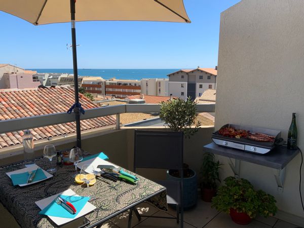 Duplex vue mer et Mont St Clair