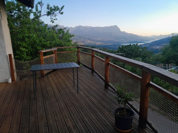 Maison à la montagne avec vue lac