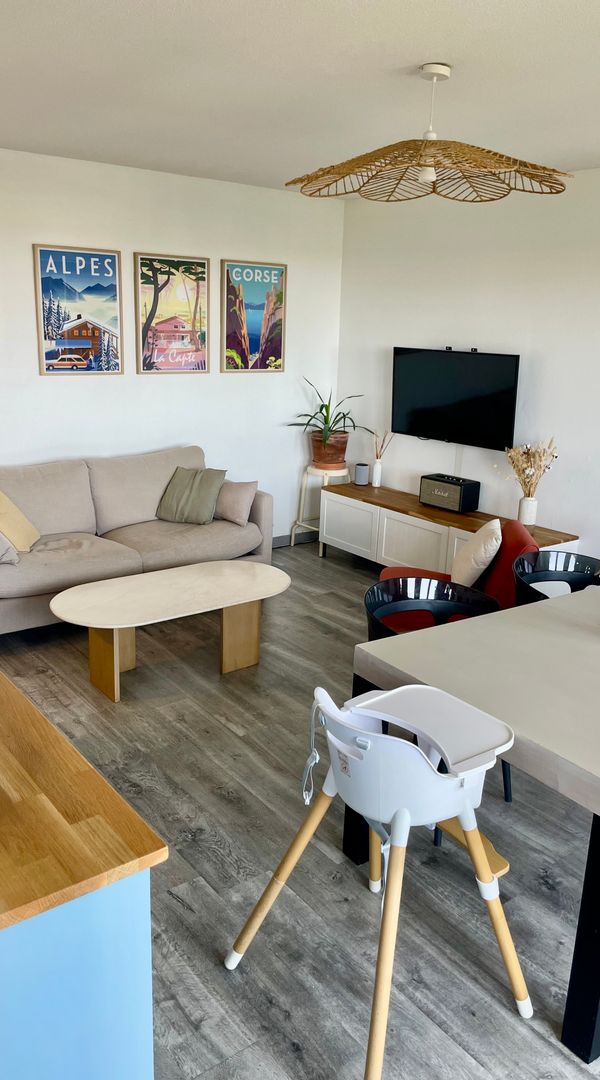 Bel appartement familial, entre ville et mer,dans résidence proche tram avec parc