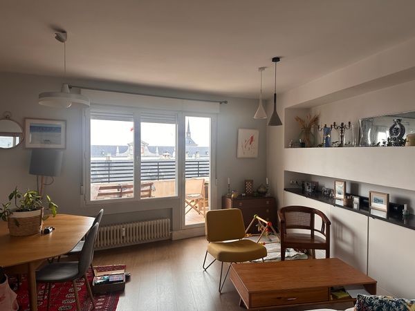Appartement 2 chambres, moderne, très lumineux, sans vis à vis, grande terrasse, Madrid centre