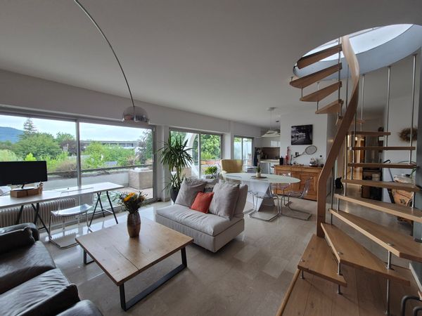 Appartement bord de Lac d'Annecy, 3 pièces 74 m2 + Rooftop 100 m2, vue Lac et Montagne